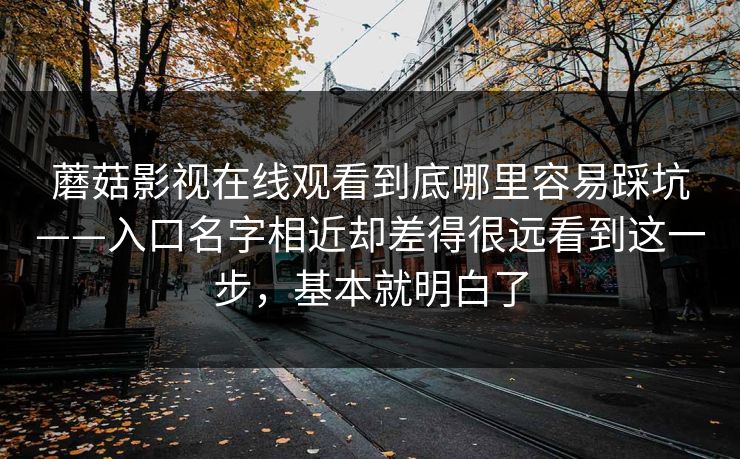 蘑菇影视在线观看到底哪里容易踩坑——入口名字相近却差得很远看到这一步，基本就明白了