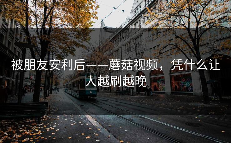 被朋友安利后——蘑菇视频，凭什么让人越刷越晚